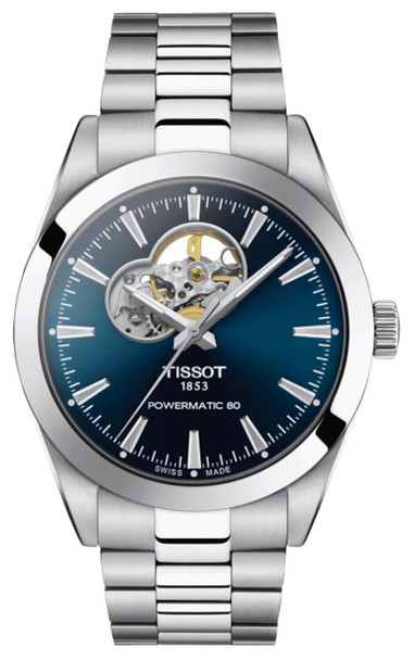 Tissot Gentleman Powermatic 80 Open Heart Mens Watch T1274071104101
