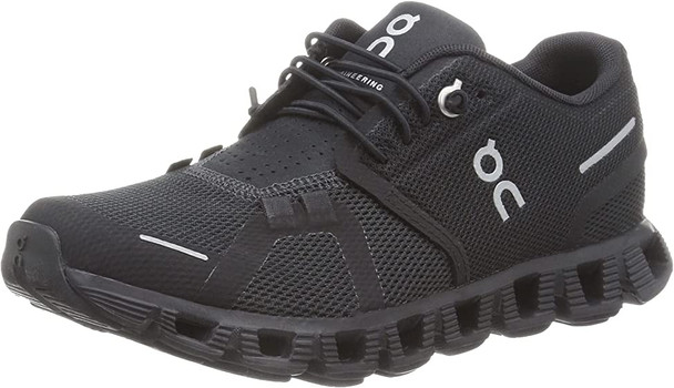 On Running Womens Cloud 5 Running Shoe - All Black