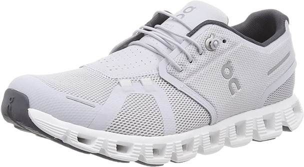 On Running Mens Cloud 5 Running Shoe - Glacier Grey White