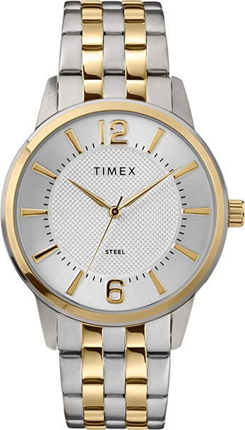Timex Mens Dress Analog Stainless Steel Mens Watch TW2T59900