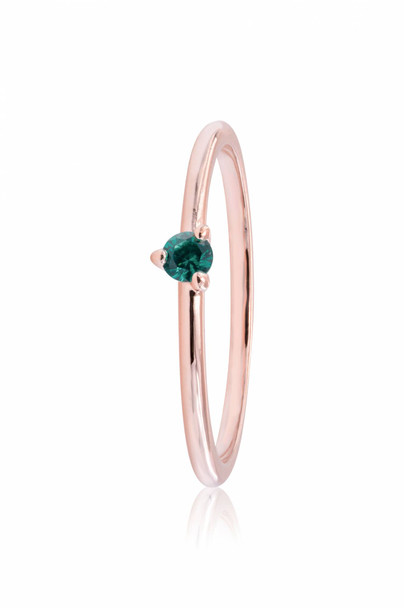 Pandora Rose Green Solitaire Ring - 189259C05-52