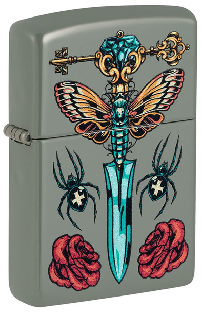 Zippo Gothic Dagger Design Lighter 49860