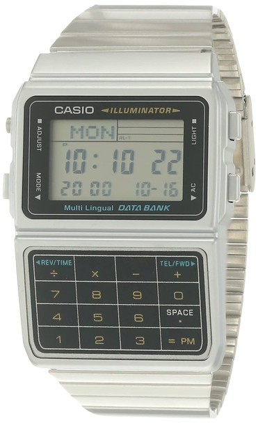 Casio Vintage Quartz Databank Mens Watch DBC-611-1DF