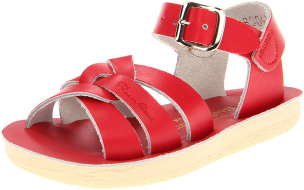 Salt Water Sandals by Hoy Shoe Sun-San Swimmer - Red - Toddler 8 - 8004-RED-8
