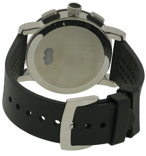Movado Museum Chronograph Rubber Mens Watch 0606545