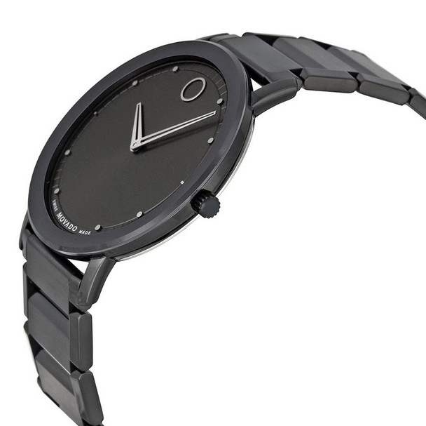 Movado Sapphire Black Mens Watch 0606882