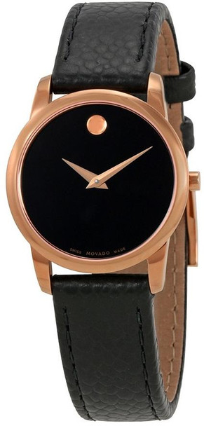 Movado Museum Leather Ladies Watch 0607061