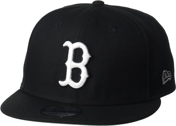 New Era Boston Redsox Black & White 9Fifty Snapback Adjustable Cap 11591077