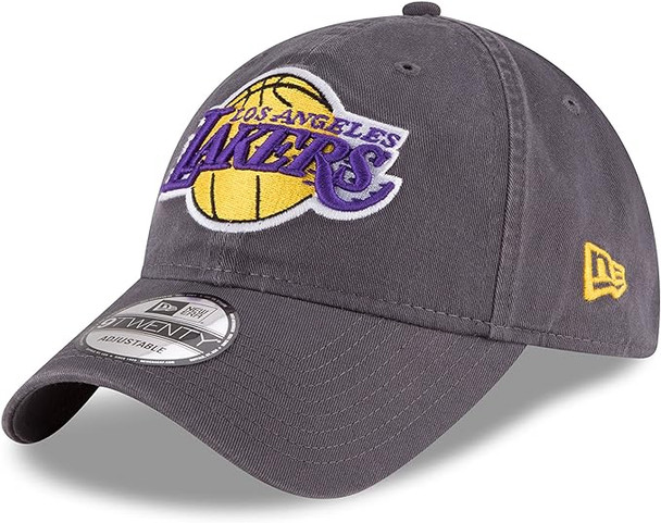New Era 9Twenty NBA LA Lakers Core Classic Cap - Adjustable - Gray 11416770