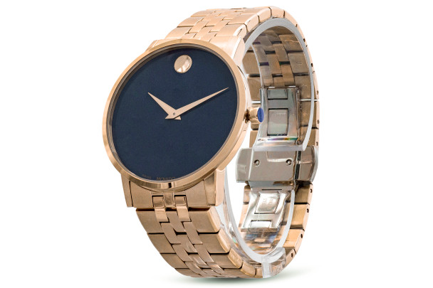 Movado Musuem Classic Gold-Tone Mens Watch 0607353