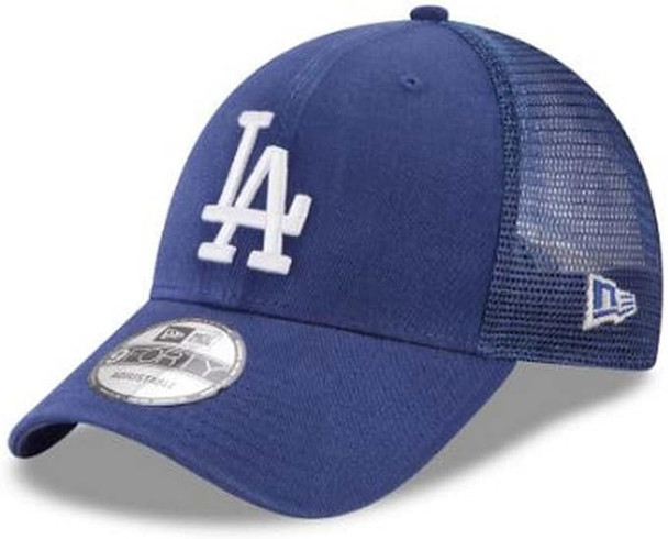 New Era 9Forty MLB LA Dodgers Trucker Baseball Cap - Adjustable - Blue 11591203