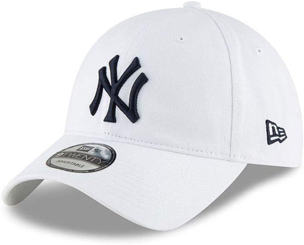 New Era 9Twenty MLB NY Yankees Replica Core Classic Twill Cap - Adjustable - White 11834765