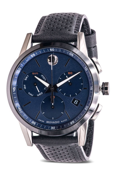 Movado Museum Sport Rubber Chronograph Mens Watch 0607360