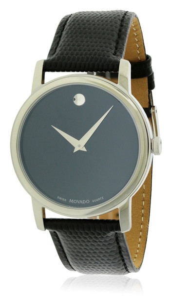 Movado Museum Leather Mens Watch 2100002
