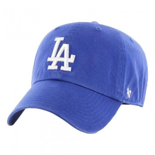 47 Los Angeles LA Dodgers Clean Up Hat Cap Home - Royal/White B-RGW12GWS-RYK-OSF
