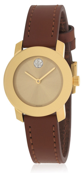 Movado Bold Leather Ladies Watch 3600437