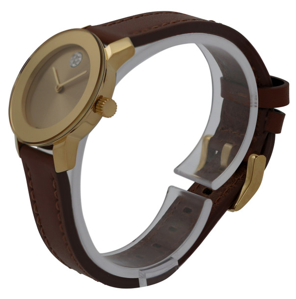 Movado Bold Leather Ladies Watch 3600437