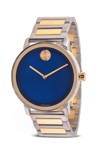 Movado Bold Caribbean Blue Dial Mens Watch 3600552