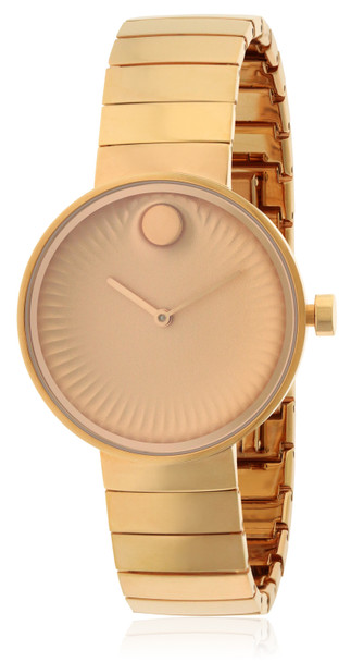Movado Edge Rose Gold-Tone Ladies Watch 3680013