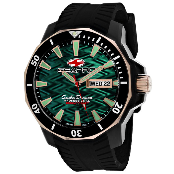 Seapro Scuba Dragon Diver Limited Edition 1000 Meters Mens Watch SP8324