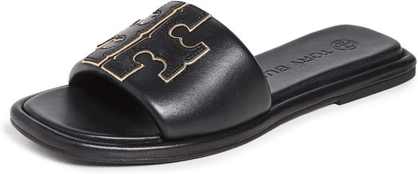 Tory Burch Womens Double T Sport Slide Sandal1