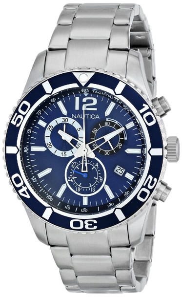 Nautica Stainless Steel Mens Watch N16665G