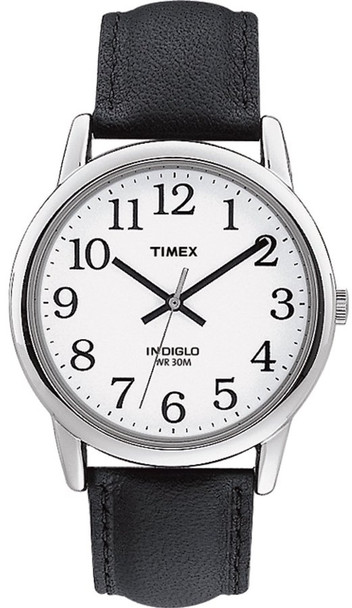 Timex Mens Easy Reader Leather Watch T20501