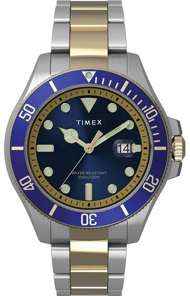 Timex Harborside Two-Tone 43Mm Mens Watch TW2U71800