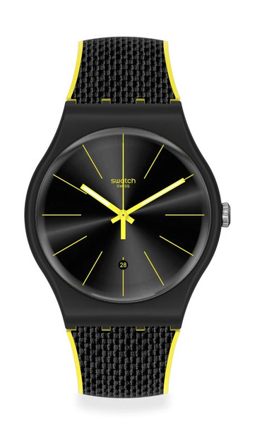 Swatch NIGHT CORD Unisex Watch SUOB406