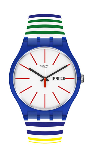 Swatch HOME STRIPE HOME Unisex Watch SUON715