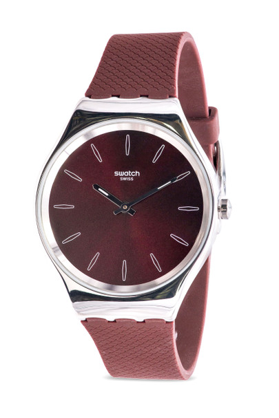 Swatch Skinburgundy Unisex Watch SYXS120