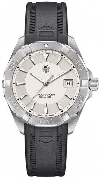 Tag Heuer Aquaracer Rubber Mens Watch WAY1111.FT8021