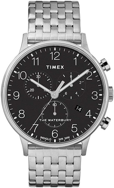 Timex Waterbury Classic Chrono Stainless Steel Mens Watch TW2R71900