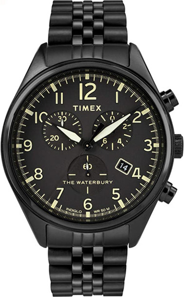 Timex Waterbury Chrono Stainless Steel Mens Watch TW2R88600