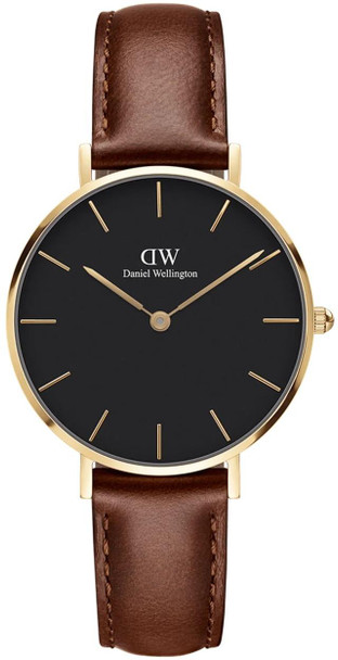 Daniel Wellington Petite St Mawes Black Gold Ladies Watch DW00100548