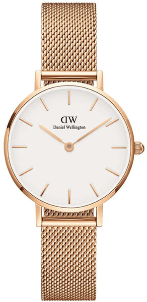 Daniel Wellington Petite Melrose Eggshell White Rose Gold Ladies Watch DW00100219