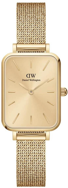 Daniel Wellington Quadro Pressed Gold Ladies Watch DW00100485