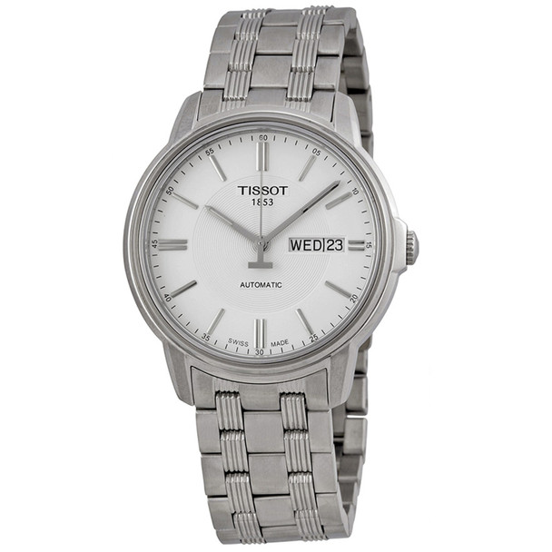 t classic automatic iii day date men's watch