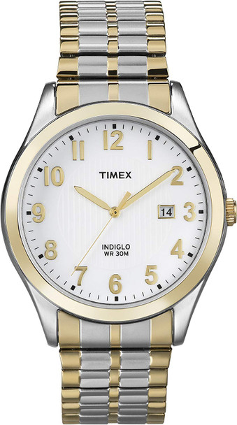 Timex Woodcrest Drive Two-Tone Expansion Mens Watch T2N851
