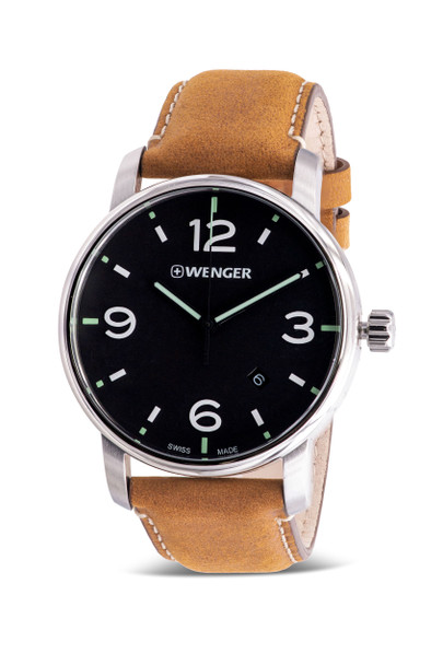 Wenger Urban Metropolitan Leather Mens Watch 01.1741.117