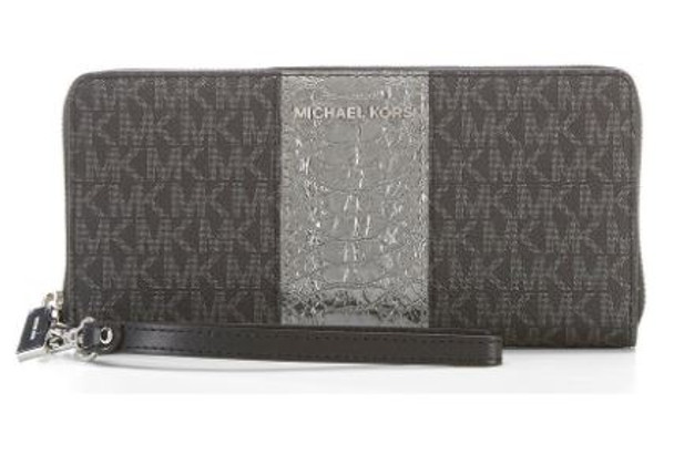 Michael Kors Signature Travel Continental Wallet - Black - 32F7SF6Z4B-001