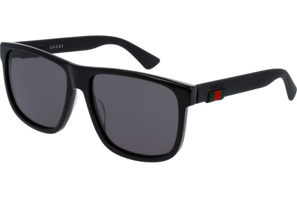 Gucci Black Square Sunglasses GG0010S-001