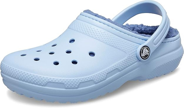 Crocs Kids Classic Lined Clog - Blue Calcite