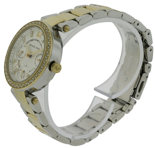 Michael Kors Mini Parker Two-Tone Chronograph Ladies Watch MK6055