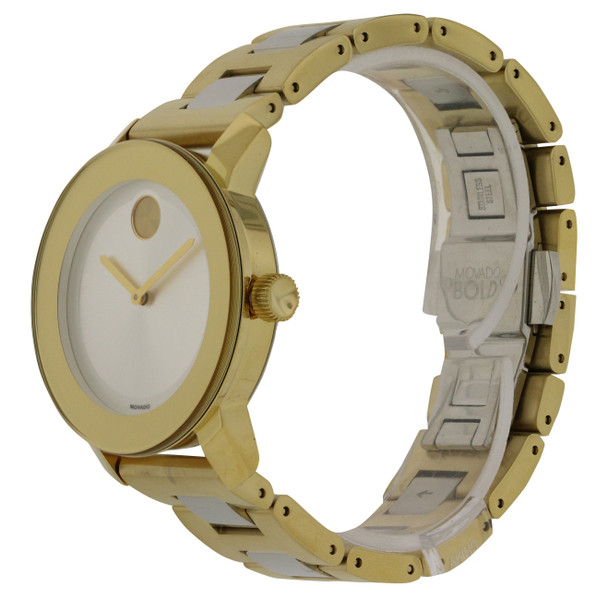 Movado Bold Medium Two-Tone Unisex Watch 3600129
