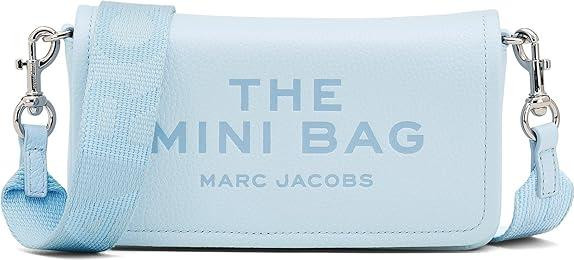 Marc Jacobs The Leather Mini Crossbody Bag - Cloud Blue