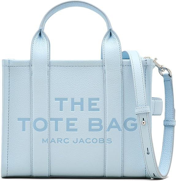 Marc Jacobs The Leather Small Tote Bag - Cloud Blue H009L01SP21