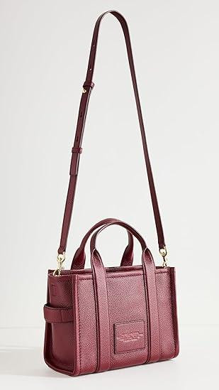Marc Jacobs The Leather Small Tote Bag - Cherry Red H009L01SP21