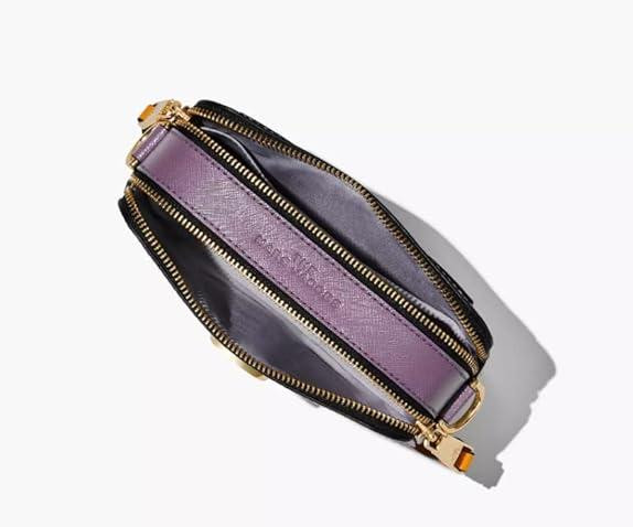 Marc Jacobs Snapshot Color-Blocked Crossbody Bag - Regal Orchid