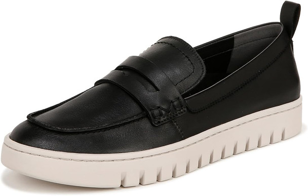Vionic Womens Uptown Loafer - Black Leather